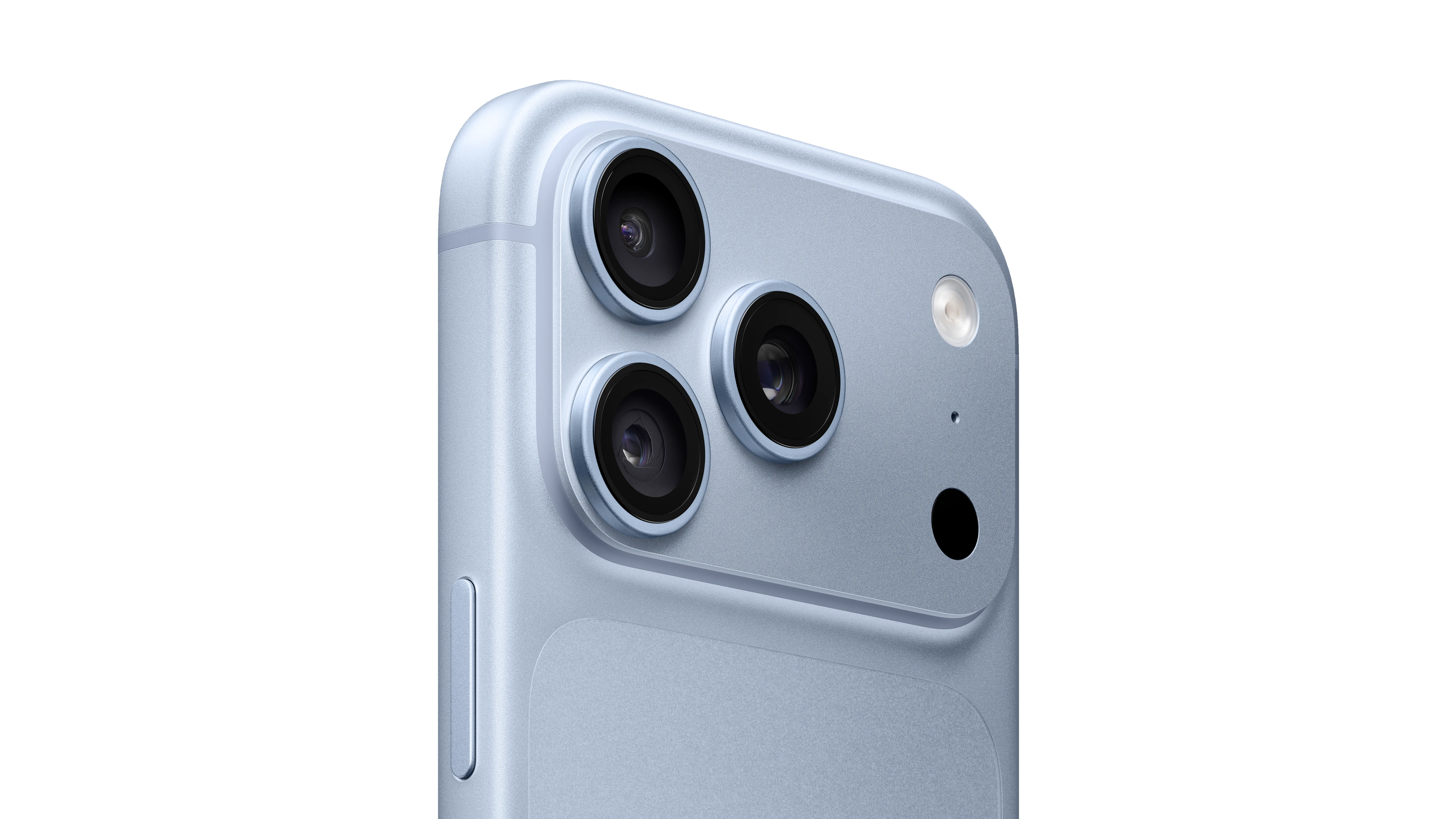 Detalle de las cámaras del iPhone 18 Pro Celeste